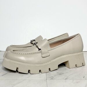 BCBGeneration Raylin Leather Chunky Lug Sole Loafer 11M